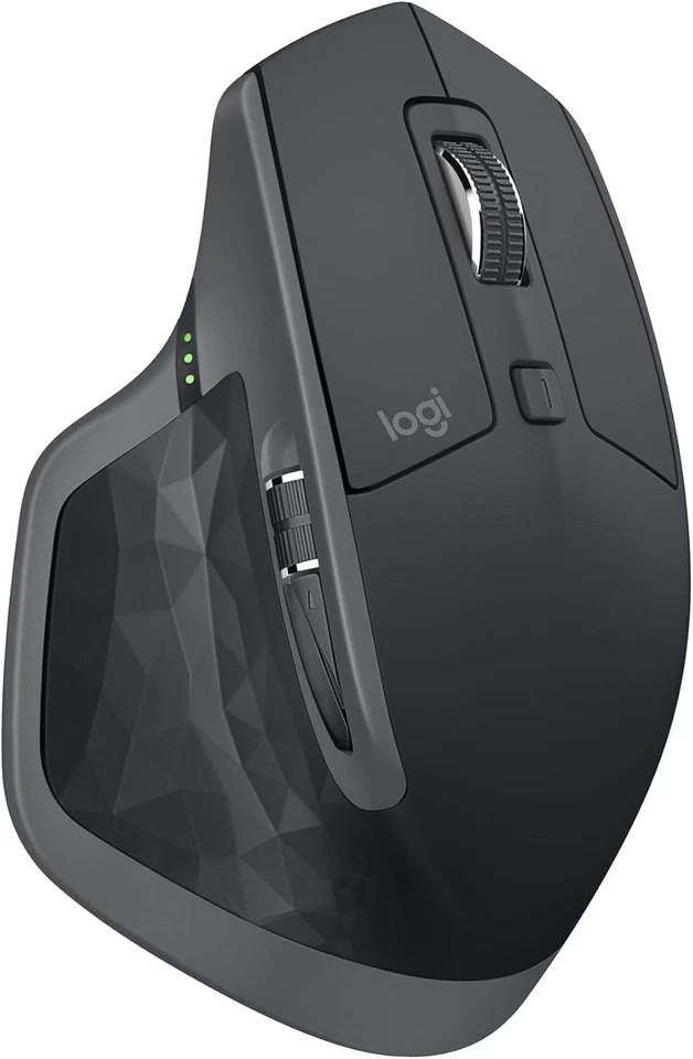 Logitech MX Master 2S Wireless Mouse with Flow Cross-Computer Graphite - Image 2 of 4