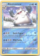 ABOMASNOW 42/236 Rare Unified Minds Pokemon REVERSE HOLO Near Mint
