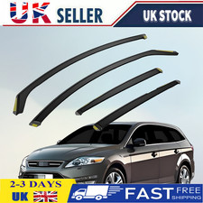 For 2007-2014 Ford Mondeo MK4 5-Door Estate Wind Deflectors 4pc Tinted NEW