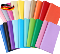 Woric 100 Blatt Seidenpapier Bunt 50X70 Cm, 20 Farben Tissue Paper Verpackungsma