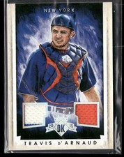2015 Panini Diamond Kings #224 Travis d'Arnaud DK Framed Red Materials #/99