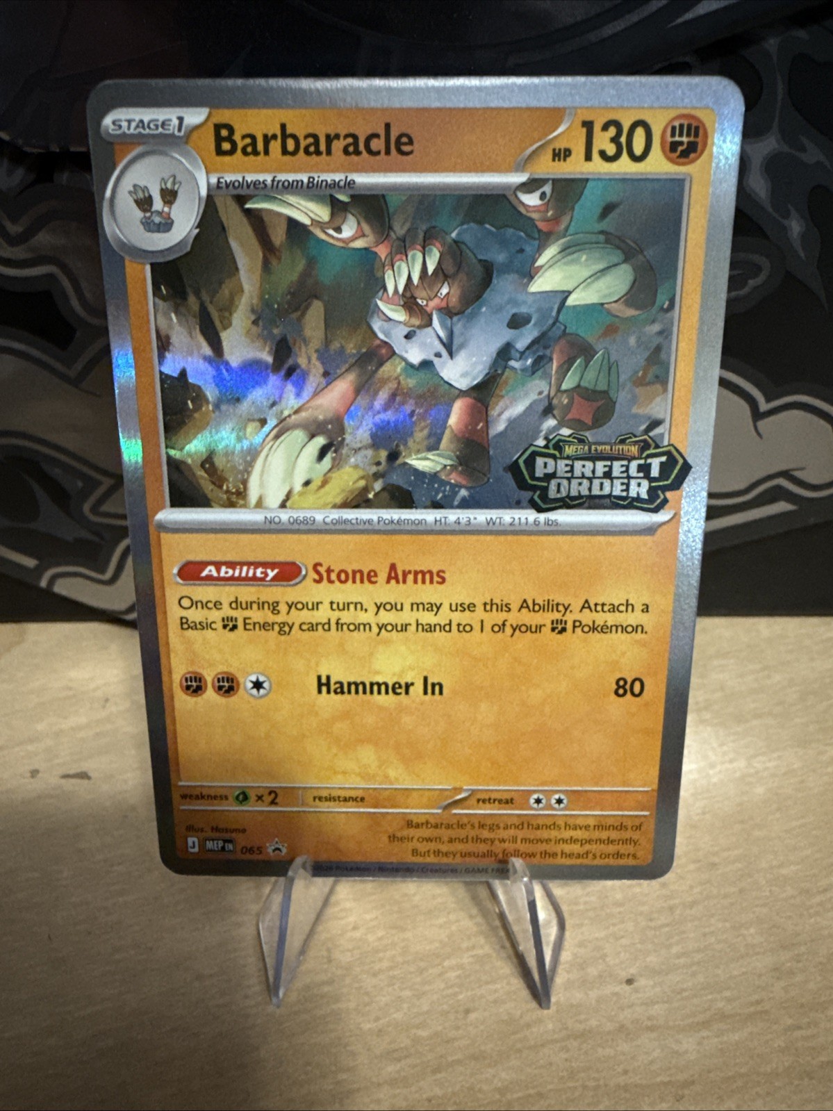 Barbaracle #065 Promo, Holo ME: Mega Evolution Promo Pokemon