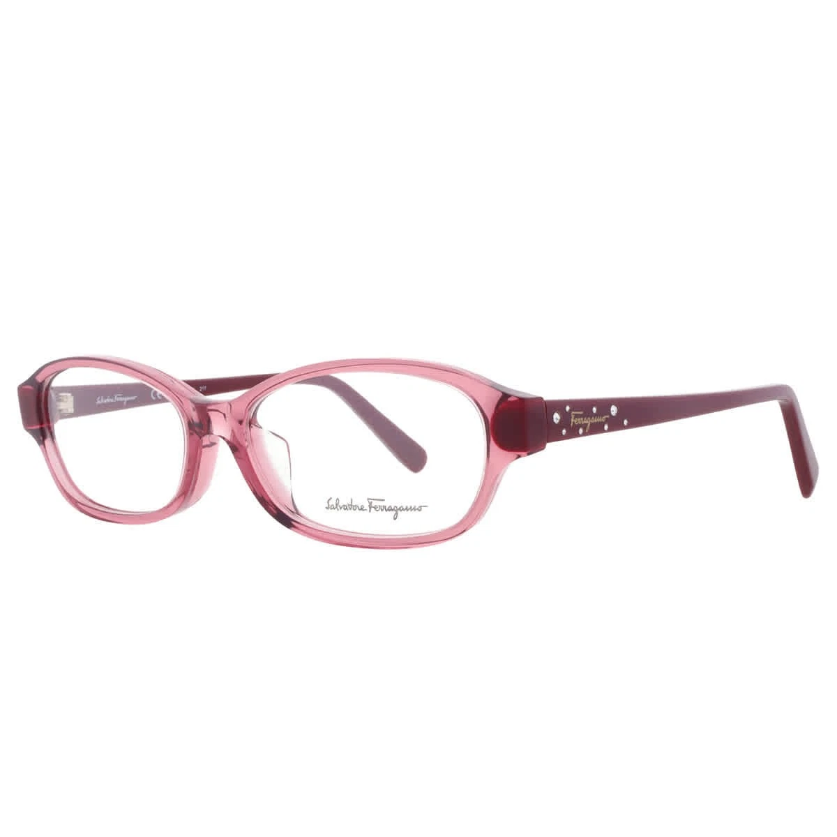 Ferragamo Demo Oval Ladies Eyeglasses F2795RA 780 53 F2795RA 780 53