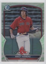 2023 Bowman Chrome Prospects Lunar Glow Refractor Mikey Romero #BCP-69 kq9