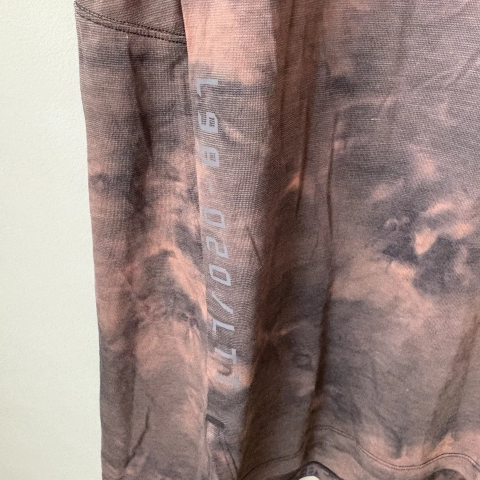 Lululemon Always Agile T Shirt Mens Large ? Sedona Sunset Orange Gray Tie Dye - Image 4 of 4