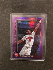 AUSAR THOMPSON 2025-26 TOPPS FLAGSHIP PURPLE RAINBOW PISTONS /250
