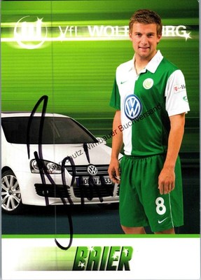 Original autograph Daniel Baier VfL Wolfsburg /// autograph signed sign 360972