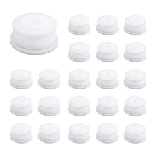 3X(50 pcs   SNAPS  studs Scrapbook Sewing buttons white P2V2)7960