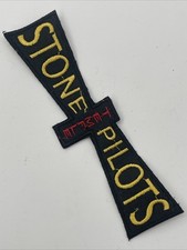Stone Temple Pilots Logo Patch: Quality Embroidery, Iron On, 6 1/2  X 2  