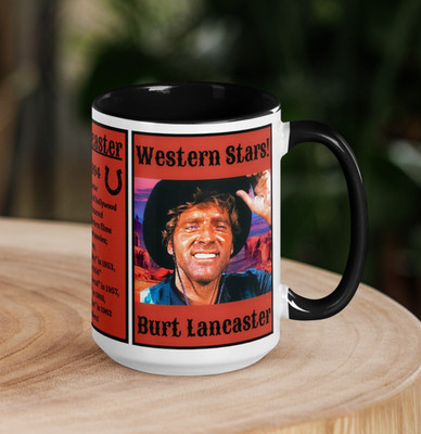 Burt Lancaster Classic Western Movie NEW FAN 15oz Premium Coffee Mug GIFT!