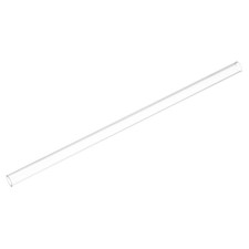 2pcs Clear Rigid Tubing Pipe 11mm ID x 14mm OD 305mm Plastic Tube