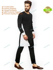 Indian Mens Kurta Cotton Dress Mens Kurta Plain Top Tonic extra large available