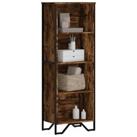 BüCherregal RäUchereiche 50X31X137,5 Cm Holzwerkstoff