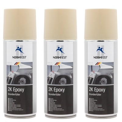 Normfest 2K Epoxy Grundierfüller Lack Grundierung Füller Spray 3x 400ml