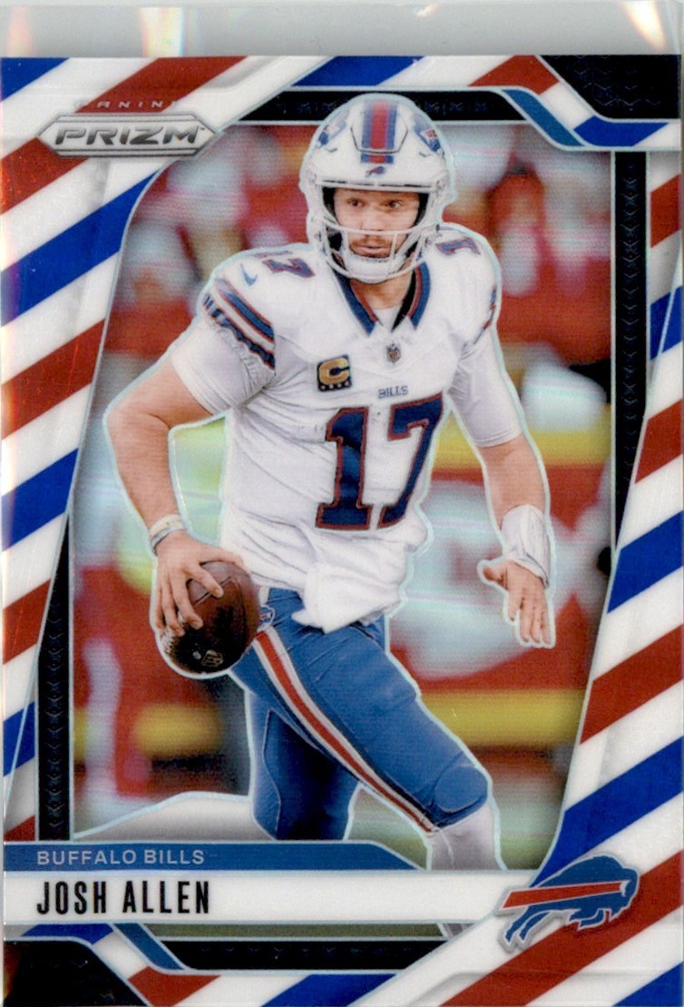 2024 Panini Prizm Red White Blue Josh Allen Buffalo Bills #28