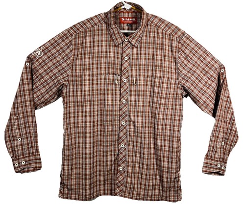 SIMMS Connecticut Valley Arms CVA Muzzleloading Rifles Fishing Men’s L/S Shirt L - Picture 1 of 14