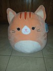 Large 17" Squishmallows Gigi Orange Plush Kitty New With Tag