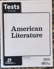 BJU Press - American Literature Student Tests...