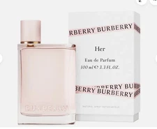 Burberry Her by Burberry 3.3 oz EDP Perfume for Women | New & Sealed Box!