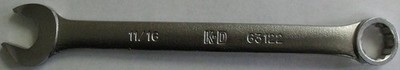 KD Tools 63122 12 Point, 11/16'' Combination Wrench USA