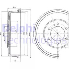 Tambour de frein Infiniti QX4