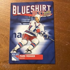 2025-26 UPPER DECK NEW YORK RANGERS CENTENNIAL BLUESHIRT BEST Mark Messier BB-8