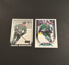 2020-21 JASON ROBERTSON OPC Platinum Retro Rookie + Parkhurst Rookie Lot (x2)