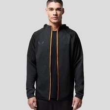 Castore McLaren F1 Men's XL Team Dual Brand Full Zip Hoodie Black