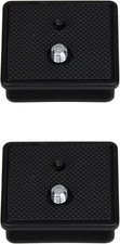 2 Pcs 41mm Tripod Quick Release Plate, Camera Mounting Adapter, Replacement Part