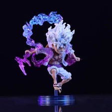 One Piece Luffy Gear 5 Figure 10cm Sun God Nika Anime PVC Mini Collectible