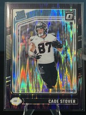 2024 Panini Optic - Rated Rookie Cade Stover #218 Purple Shock Prizm (RC)