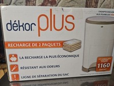 Dekor Plus Waste Pail Refills Liner 2 Pack Biodegradable Diaper Economical Bio