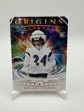 Panini 2025 Origins Malaki Starks #144 Baltimore Ravens Rookie Football Card
