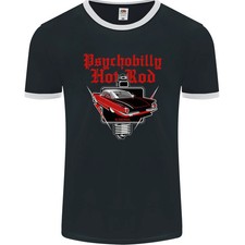 Psychobilly Hot Rod Hotrod Dragster Mens Ringer T-Shirt FotL