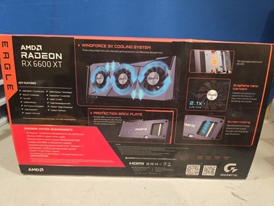 GIGABYTE Radeon RX 6600 EAGLE 8GB GDDR6 Graphics Card for sale