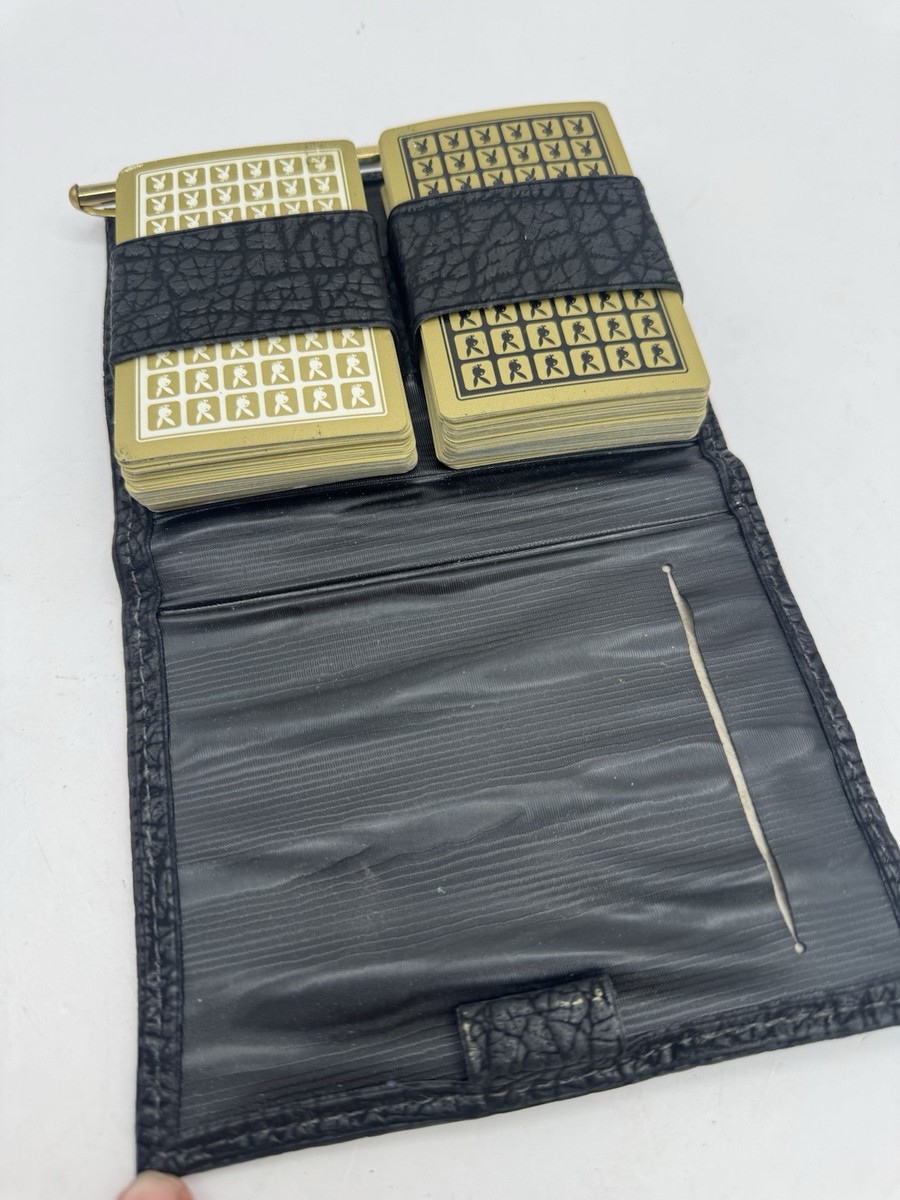 Playboy Playing Cards Two Decks Case Pen Vintage Complete | eBay