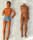 Lot 2 Vintage 1968 for parts and 1990 12" Ken Doll Body & Blue Swimsuit