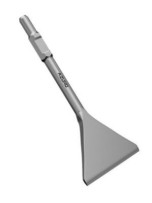 AZUNO HEX Shank Chisel 6'' x 15''   Wide Thinset & Tile Removal Chisel Bit for ...