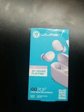 JLab Go POP+ True Wireless Bluetooth Earbuds, iOS, Android, Headphones
