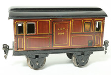 Stary Märklin Skala 1 Kolej I Wagon Wagon Wagon ciasta J.E.V 1891