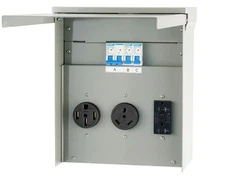 Temporary Power Outlet Panel RV Electrical Panel 20 30 50 Amp Outlet Box