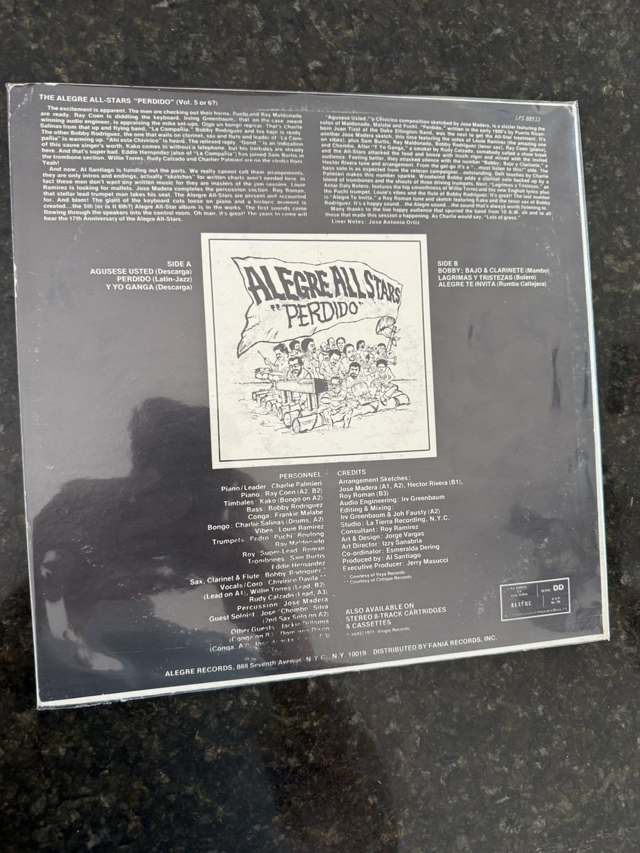 ALEGRE ALL STARS 『PERDIDO』 Alegre All Stars – Perdido – Vinyl (LP, Album), 1977