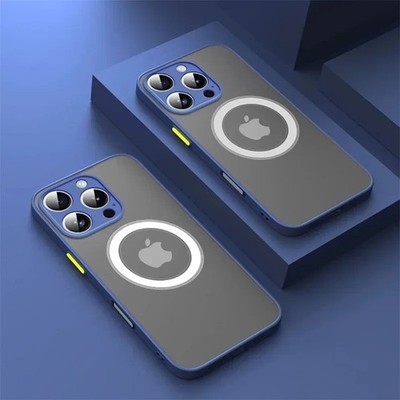 For iPhone 17 16 15 14 13 12 11 Pro Max Case Mag Safe Magnetic Camera Lens Cover