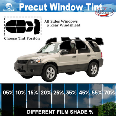 PreCut All Sides + Rear Window Film Any Tint Shade % For Ford Escape