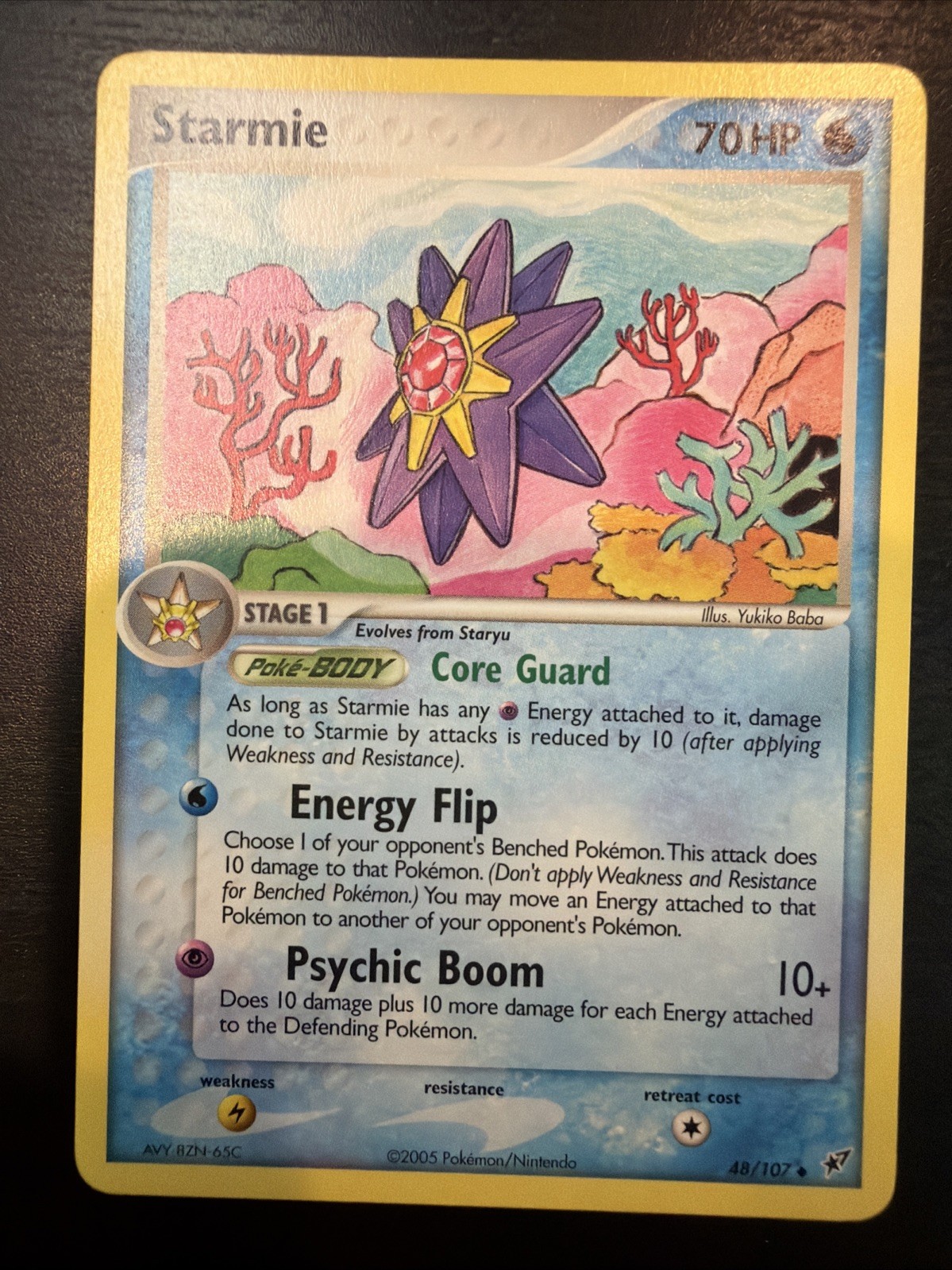 Starmie 48/107 Uncommon Deoxys Pokemon Lightly Played
