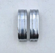 Vintage Cabinet Door Handles Drawer Pulls Old Retro Crome Mid Century Modern