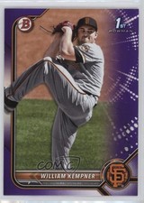 2022 Bowman Draft Purple 112/250 William Kempner #BD-3 ut4