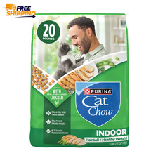 Purina Indoor Healthy Weight and Hairball Dry Cat Food with Chicken