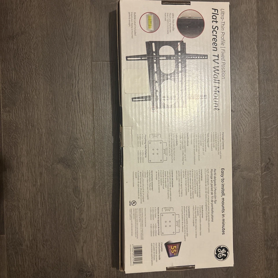 GE PANTALLA PLANA TV MONTAJE EN PARED hasta 55" perfil delgado Foto 2 de 3