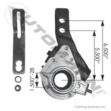 AUTOMANN 135.2831 AUTOMATIC SLACK ADJUSTER HALDEX TYPE AIR BRAKE SYSTEMS